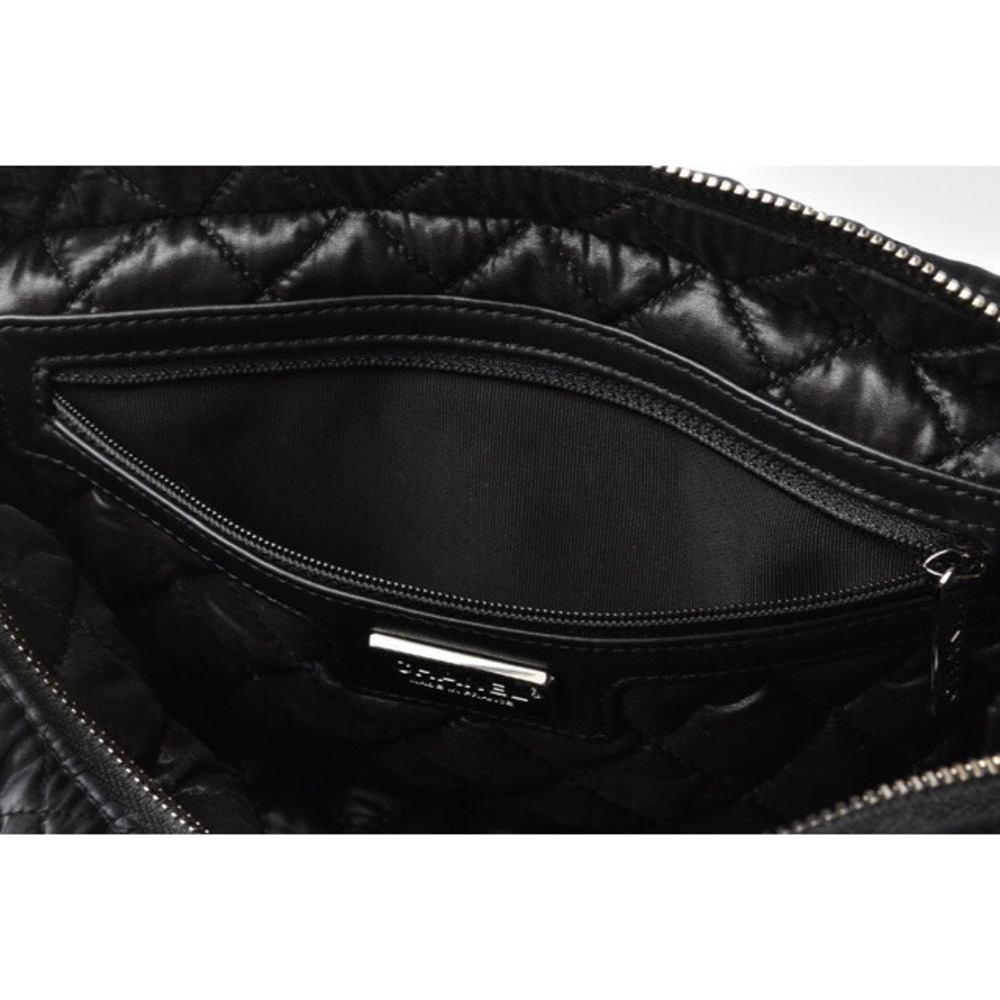 CHANEL Shoulder Bag Nylon Ribbon Black - Picture 13 of 14